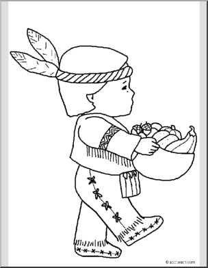 Coloring page thanksgiving