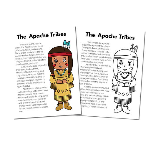 Prominent native american tribe reading