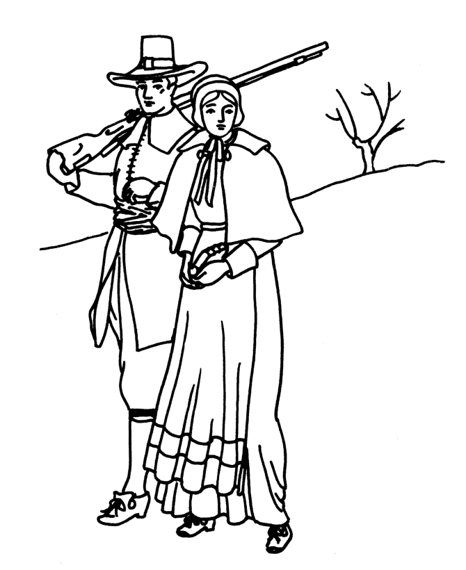 First thanksgiving coloring pages