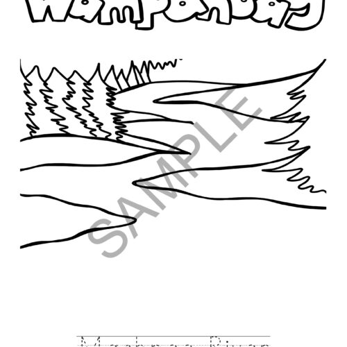 Meet the wampanoag coloring book