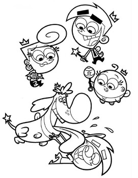 Wanda fairly odd parents coloring book