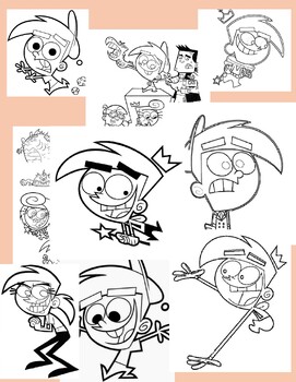 Wanda fairly odd parents coloring book