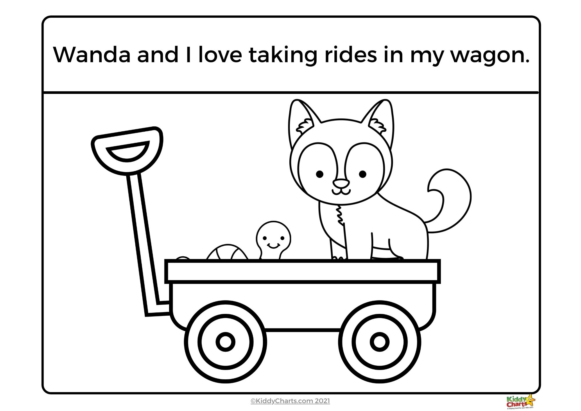 Wolf coloring pages
