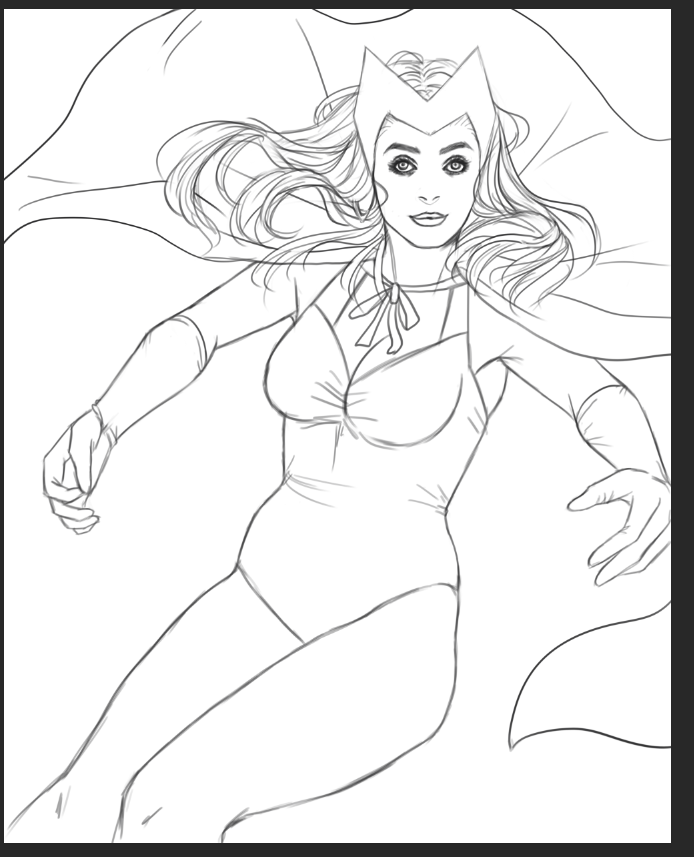 Mobeart on x just a sokovian fortune teller wip ð wandavision wanda scarletwitch httpstcoaanaxcj x