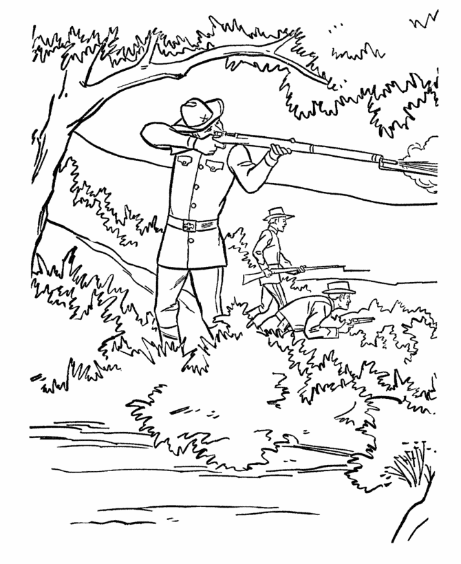 Coloring pages forest soldier coloring pages