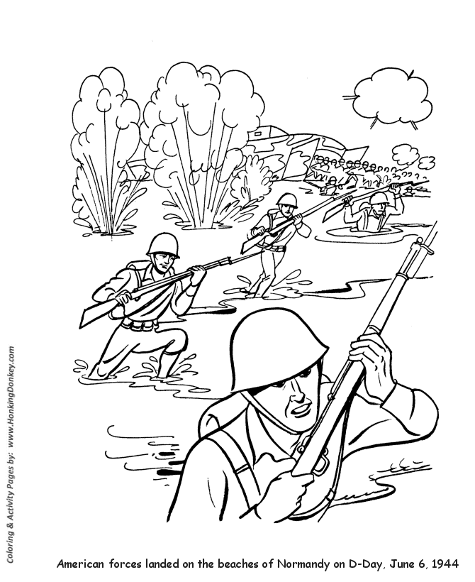 Veterans day coloring pages