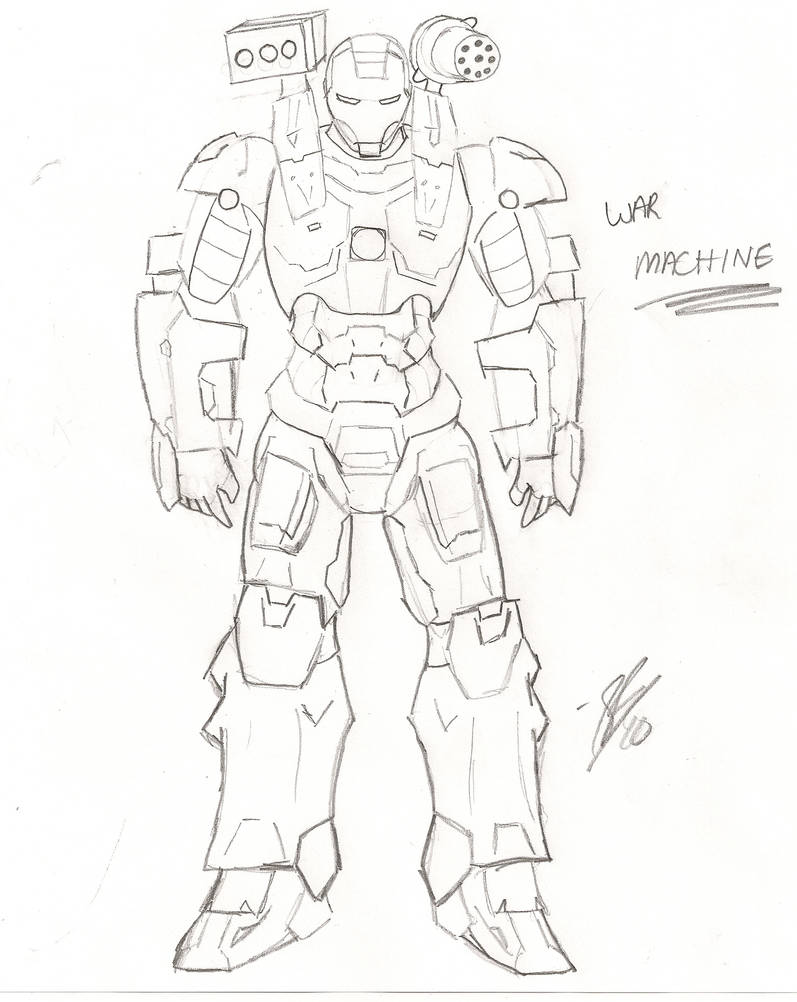 Iron man war machine by sfritts on