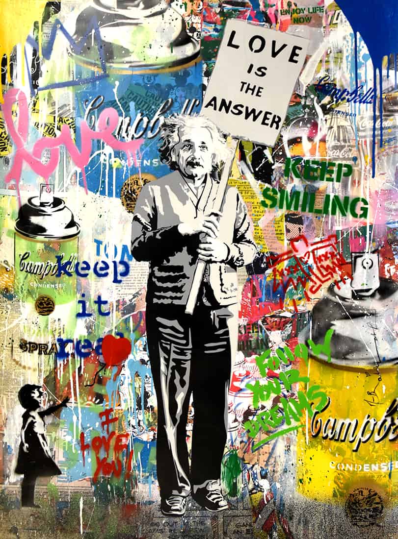 Andy warhol albert einstein from the ten portraits of jews of the twentieth century screen print
