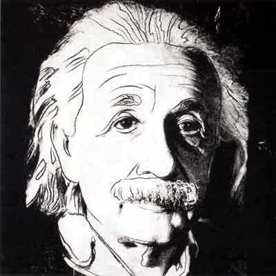 Sold at auction andy warhol andy warhol albert einstein off