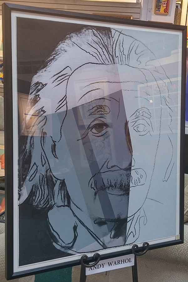 Albert einstein fs ii by andy warhol