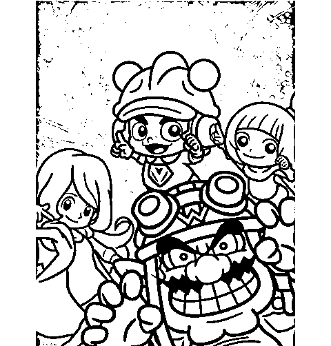 Warioware coloring book by shipman on