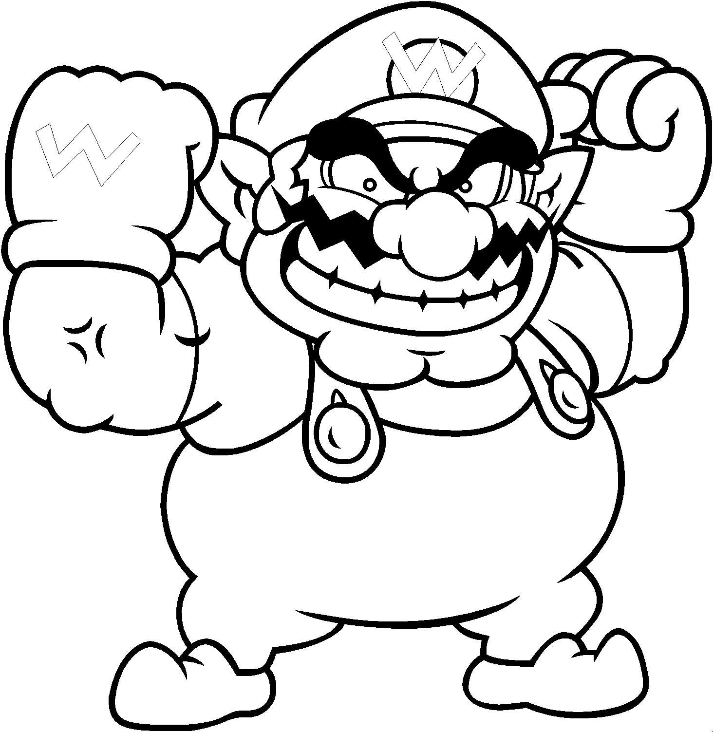 Wario coloring by blistinaorgin on