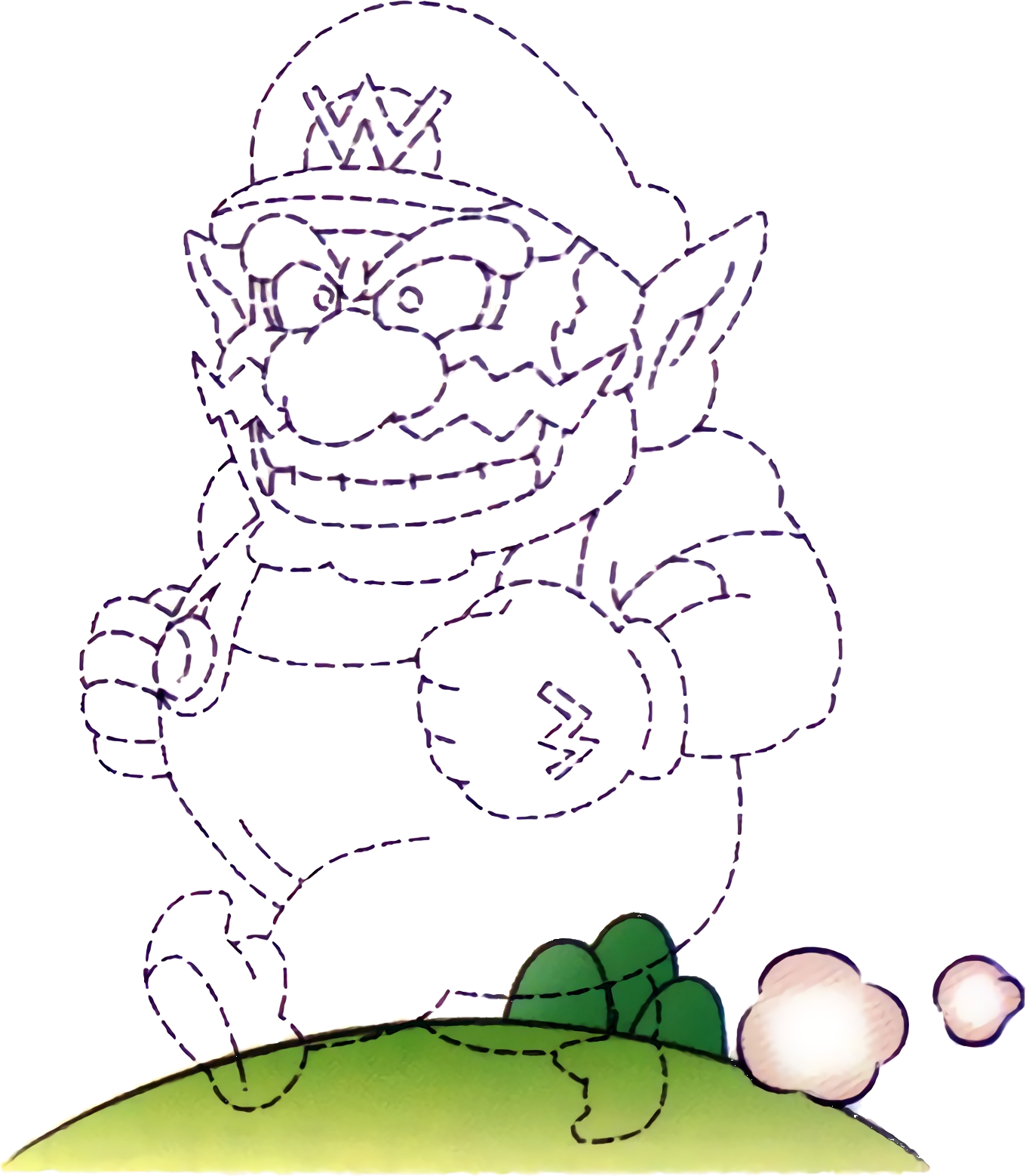 Invisible wario
