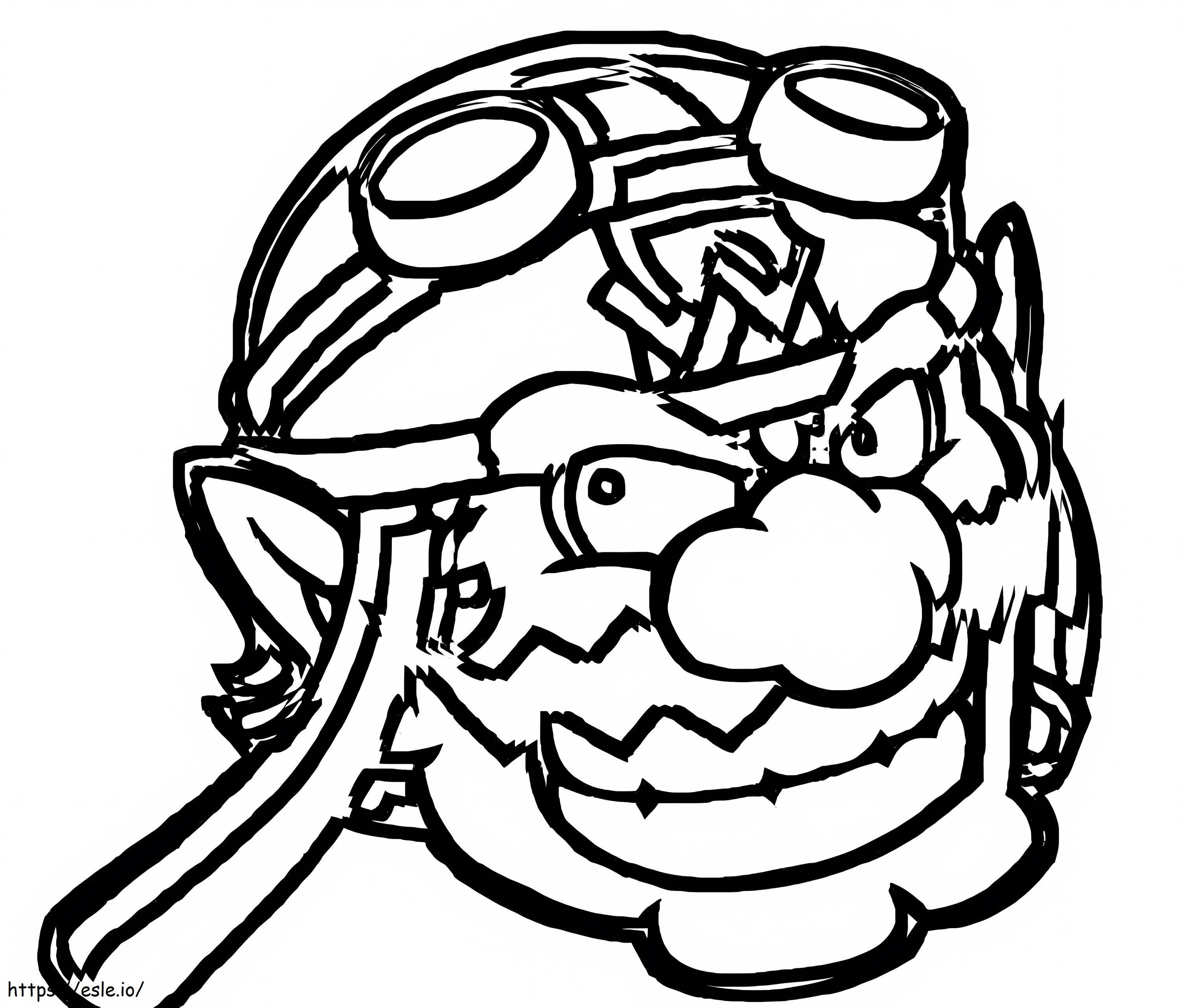War face coloring page