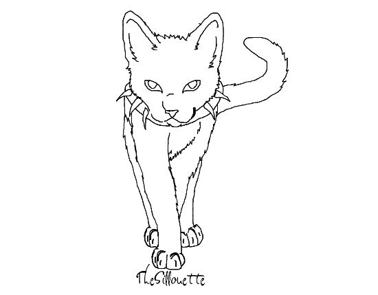 Warrior cat scourge coloring pages warrior cats scourge cat template warrior cat