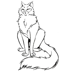 Top free printable warrior cats coloring pages online