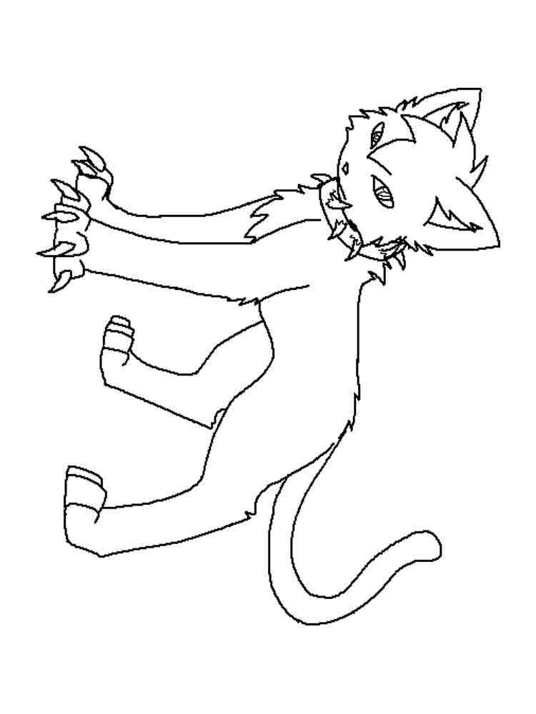 Warrior cats coloring pages