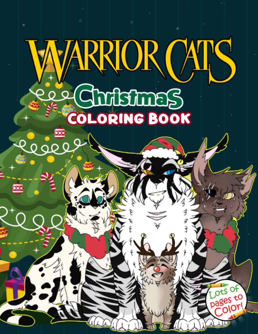 Warrior cats coloring book exclusive coloring pages with artistic illustrations for fans of all ages by sage belle
