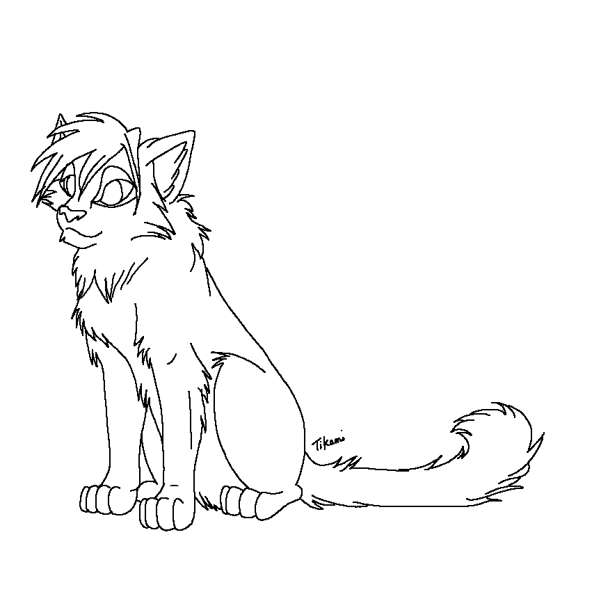 Warrior cat coloring pages to print