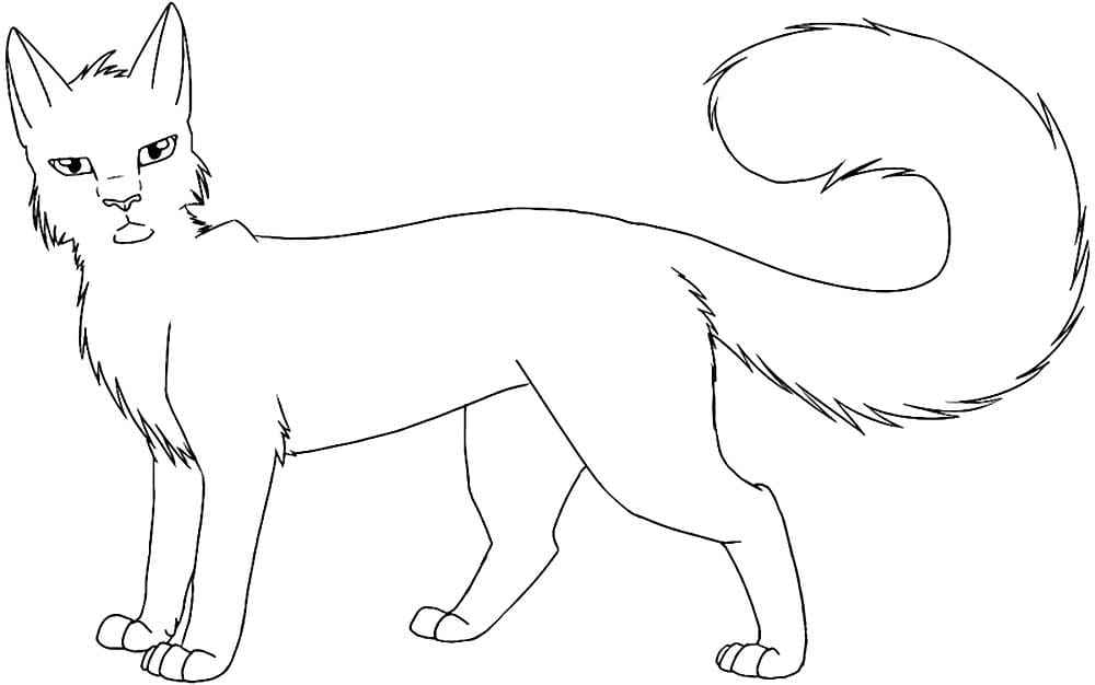 Warriors cats coloring pages free printable coloring pages