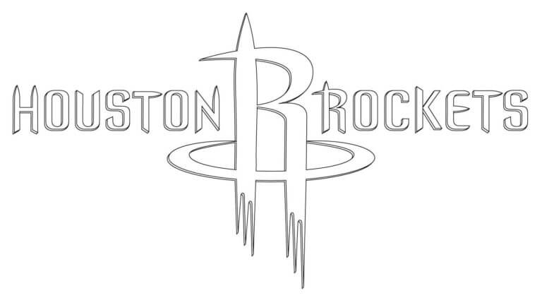 Warriors logo coloring page