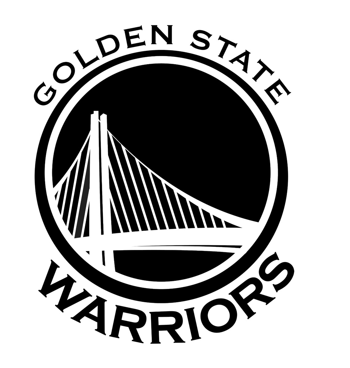 Golden state warriors nba vinyl decal window laptop any size any color