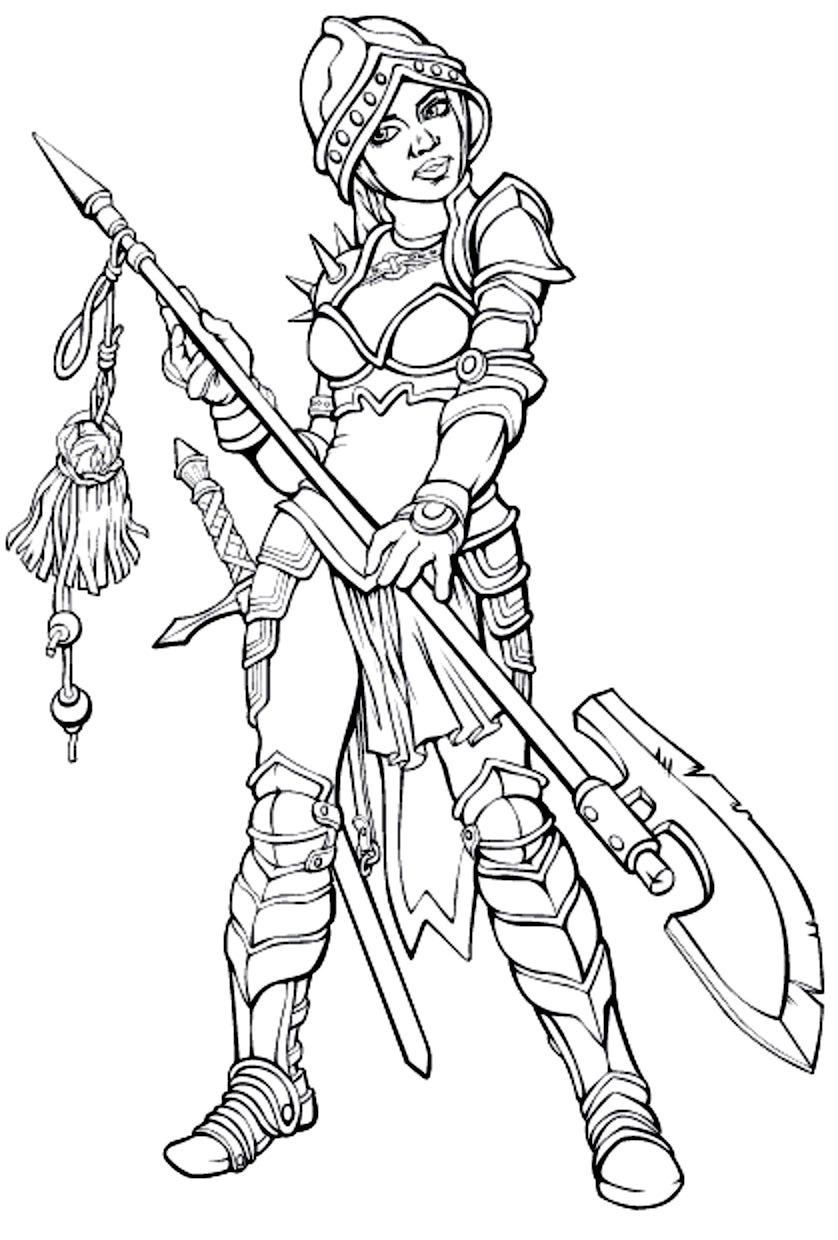 Swords fantasy warriors