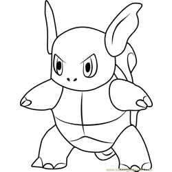 Wartortle coloring pages for kids