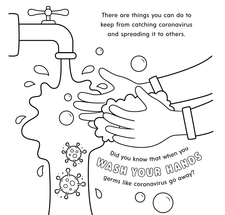 Coronavirus resource for parents st jude instructional coloring book