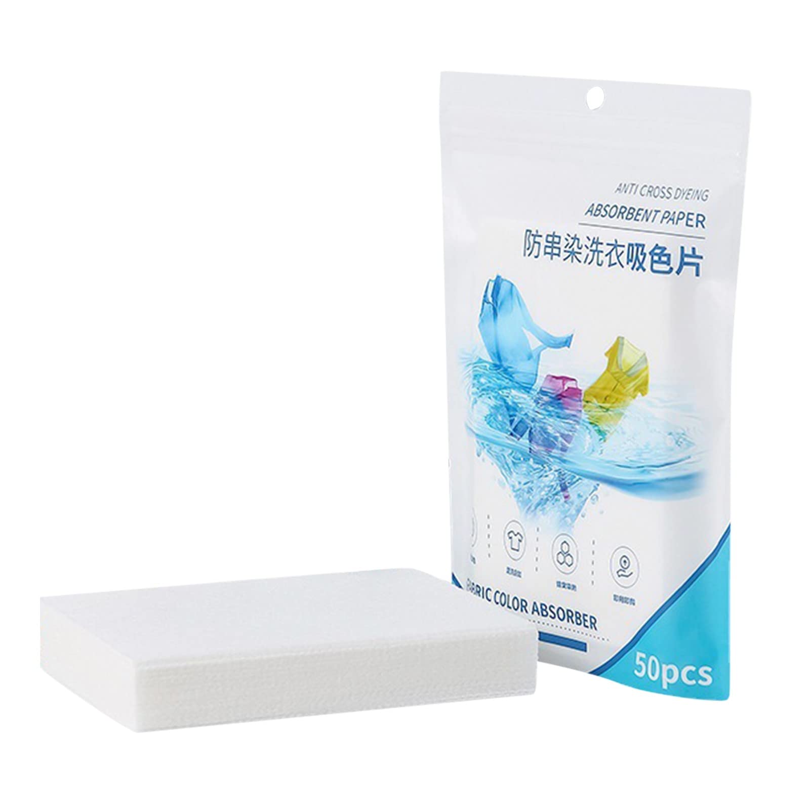 Xiongwei dyeing laundry sheets washing machine laundry paper clothes not dyeing lor absorbing sheets bath towels bulk multilor one size grocery