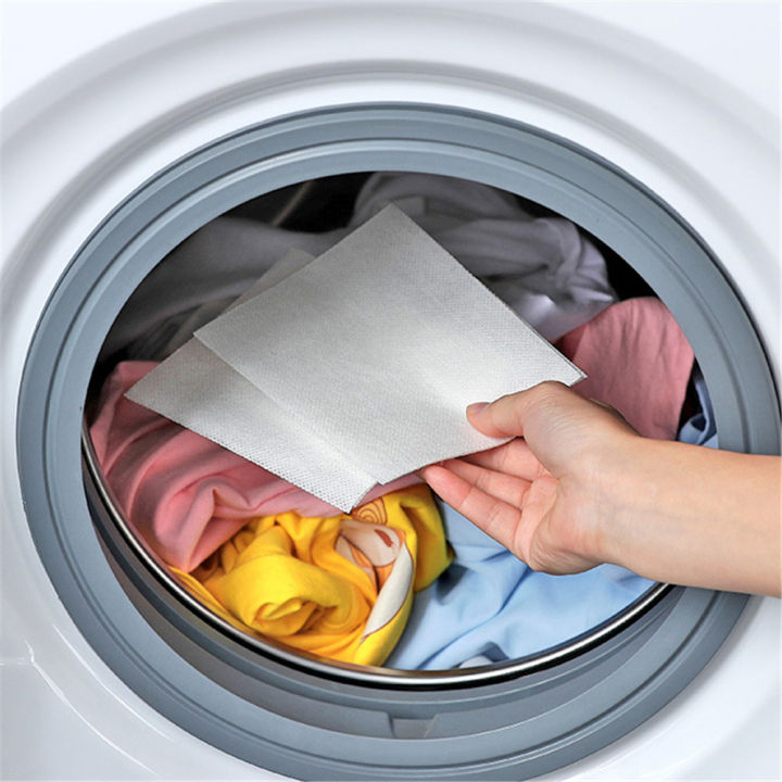 Yoy pcsset washing machine color absorption sheet dye resistant anti dye cloth laundry papers color catcher grabber cloth
