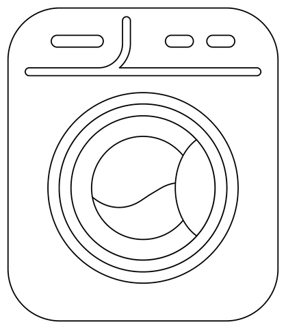 Washing machine coloring page free printable coloring pages