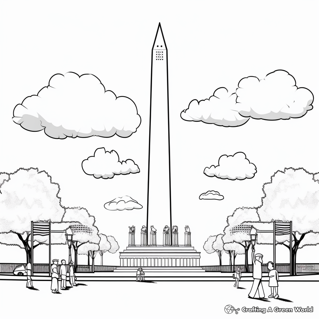 Patriotic coloring pages