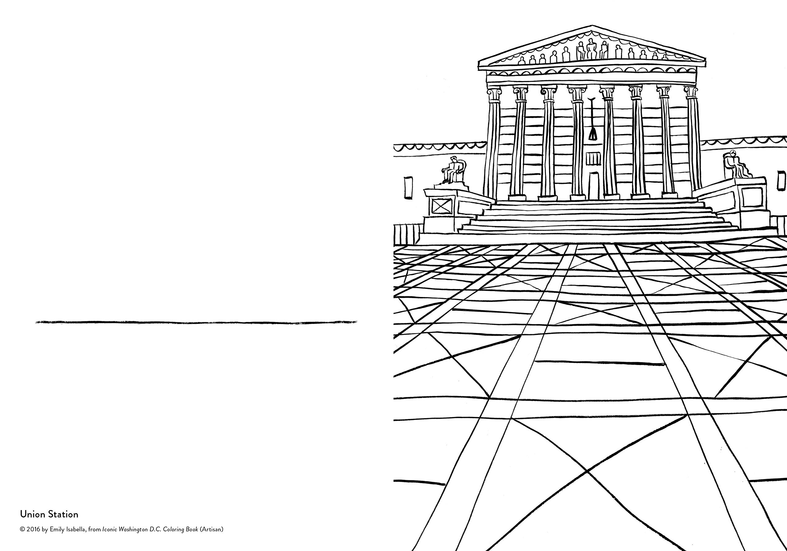Washington coloring book â awesome toys gifts