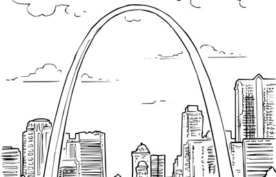 Washington monument coloring sheet