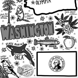 Washington coloring