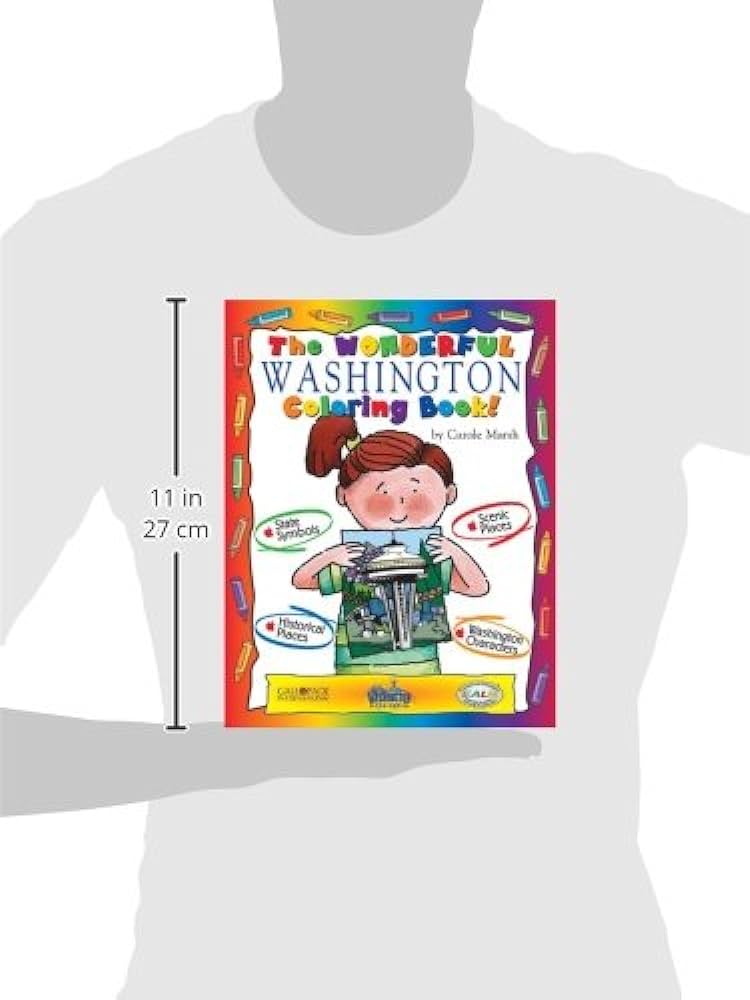 The wonderful washington coloring book the washington experience marsh carole zimmer kathy books