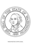 Washington coloring pages free coloring pages