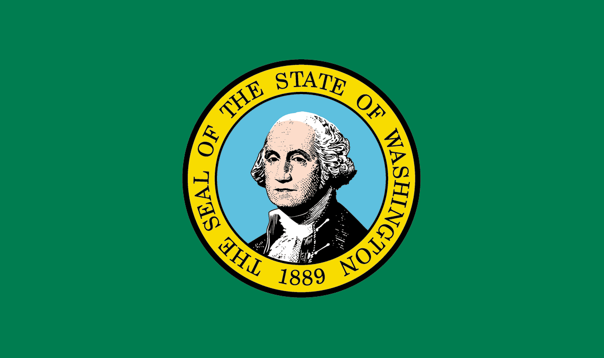 Shington state flag secretary of state