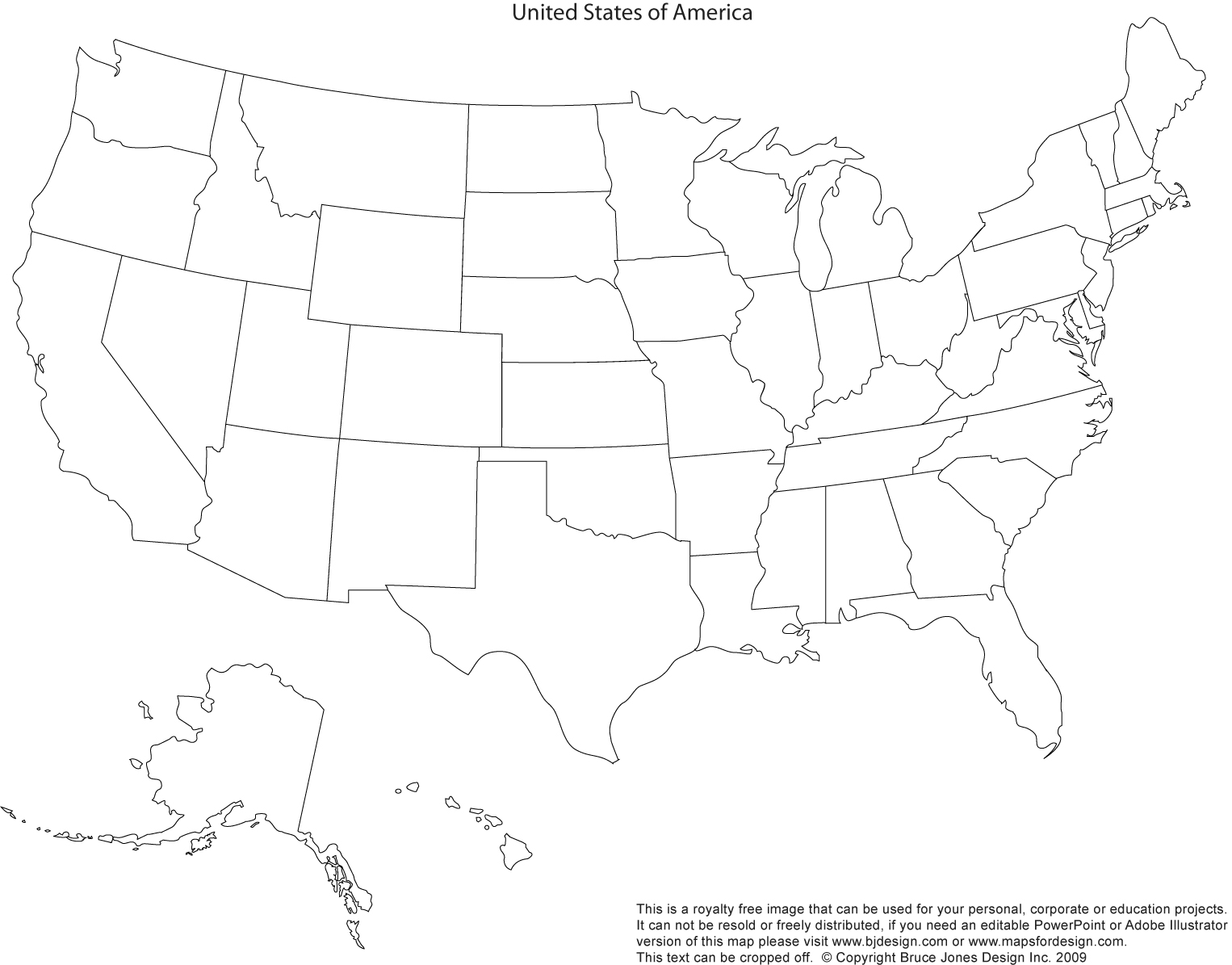 Us and canada printable blank maps royalty free â clip art â download to your puter jpg