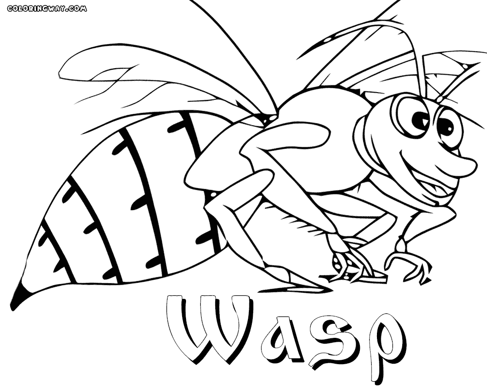 Wasp coloring pages coloring pages to download and print