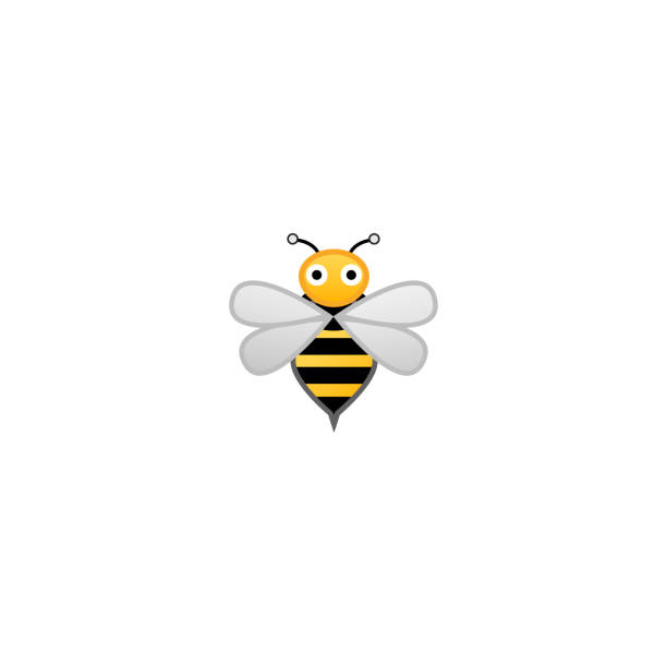 Bee emoticon stock illustrations royalty