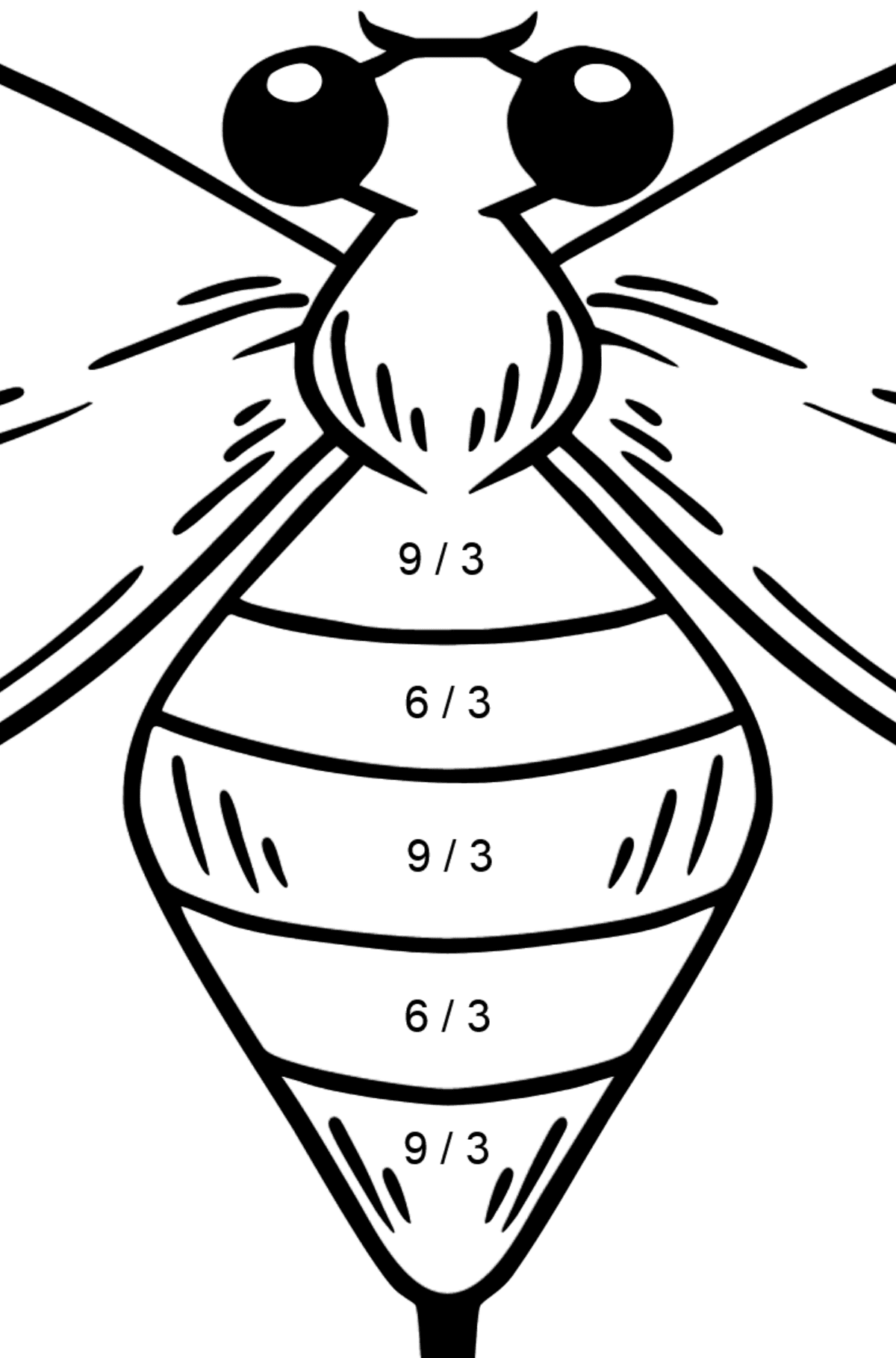 Wasp coloring page â print and online free