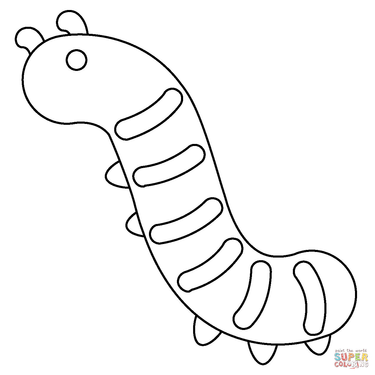 Bug emoji coloring page free printable coloring pages