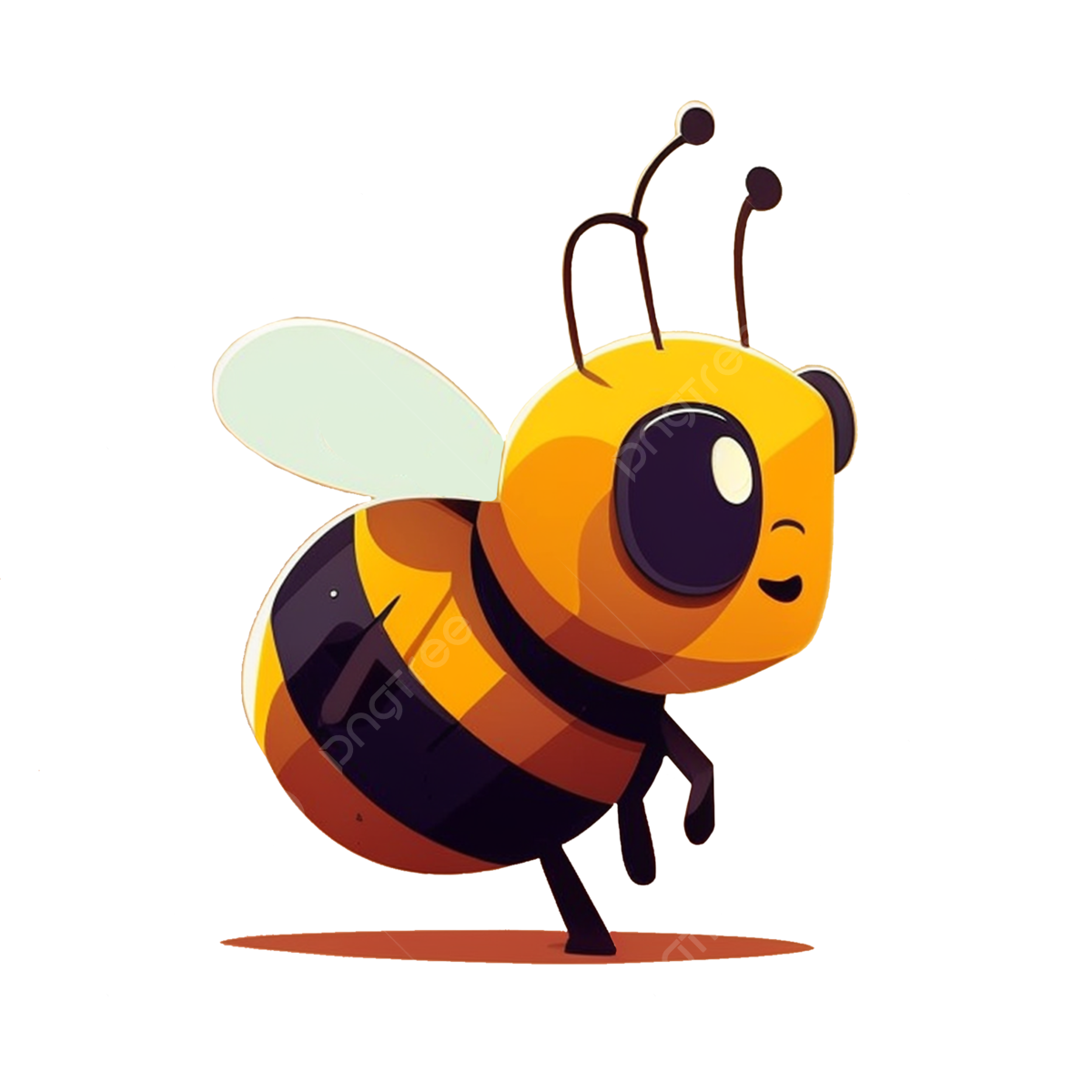 Bee wasp cute cartoon bee wasp cartoon png transparent image and clipart for free download