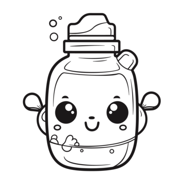 Water bottle outline png transparent images free download vector files