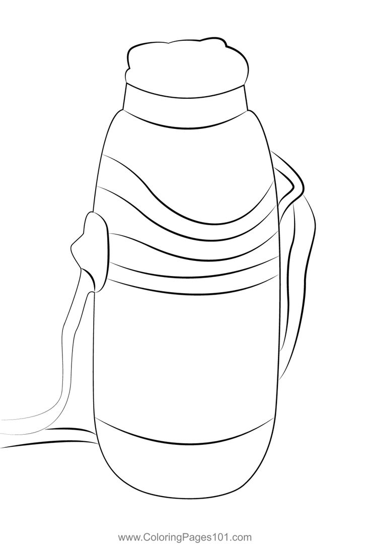 Red water bag coloring page coloring pages coloring pages for kids red water