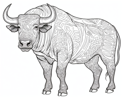 African buffalo pages