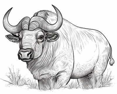African buffalo pages