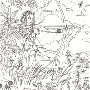 Avatar the way of water coloring pages printable for free download